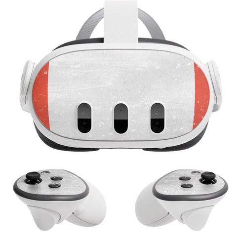 Peru Flag Distressed Meta Quest 3  Skin